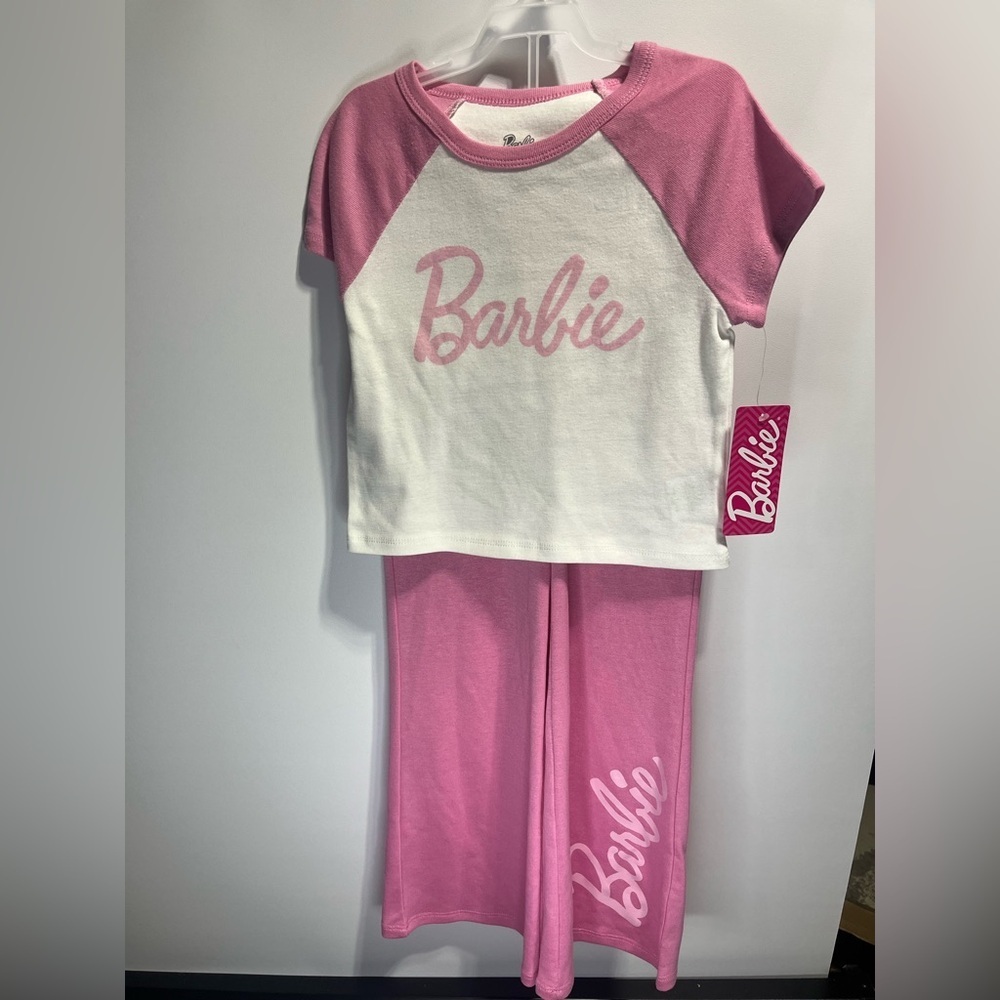 NEW Barbie Girls T-Shirt and Pants Outfit Set Size 6x